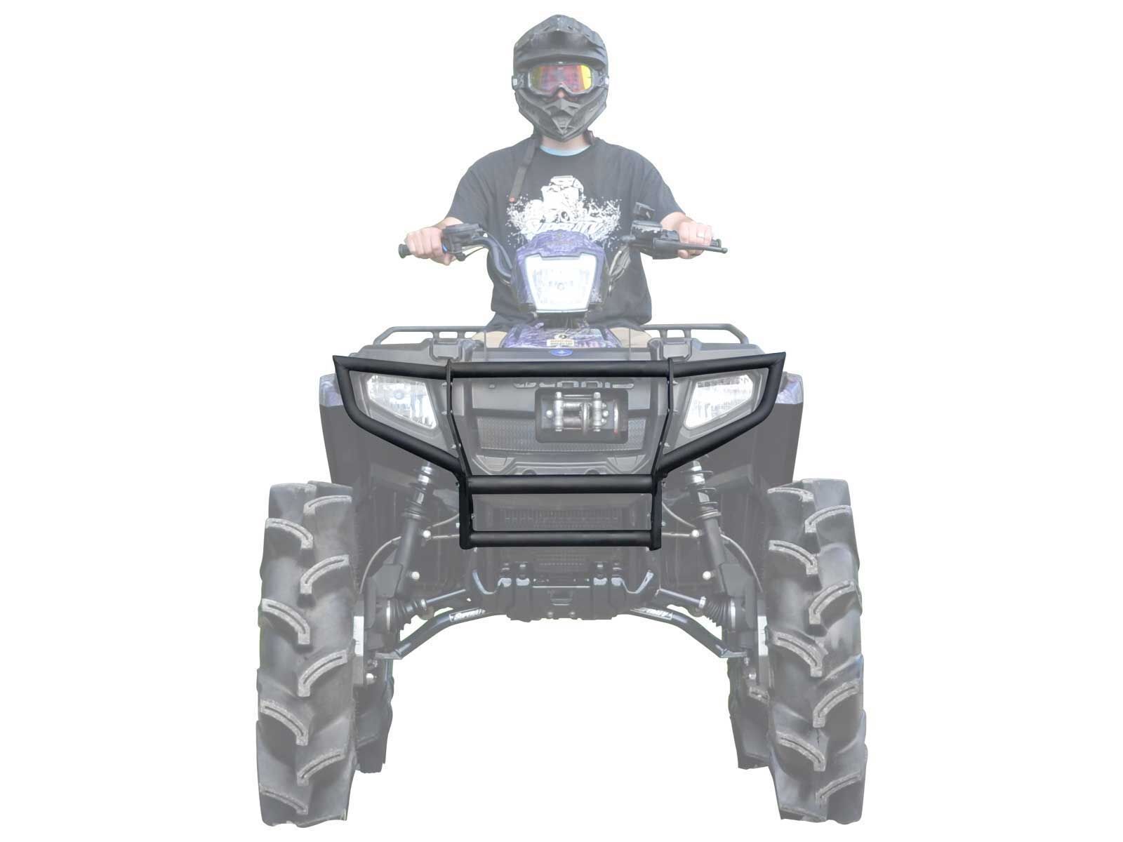 SuperATV Polaris Sportsman 500 / 700 / 800 Front Bumper - Black - See Fitment