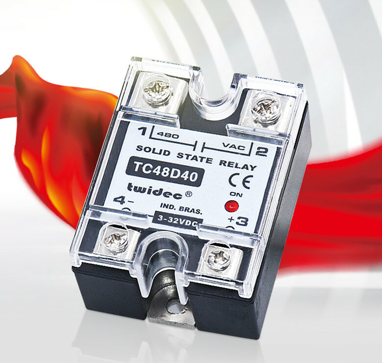 Twidec Single Phase solid state relay TC48D-25 10-100A 3~32VDC/40~480VAC