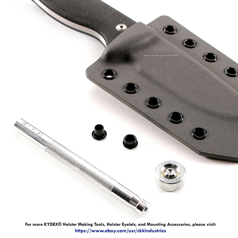 Eyelet Hand Setter (#6) + 100 (#6-9 Black Eyelets) - Value Combo Kit