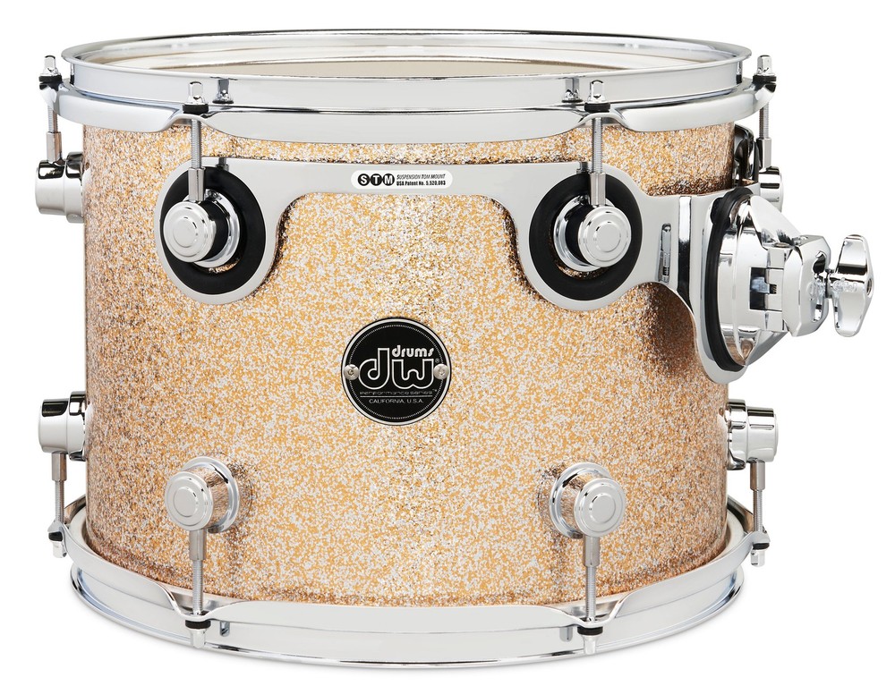 DW Performance Series 4-Piece Shell Pack Drum Set Bermuda Sparkle DRKTPFC04AABR