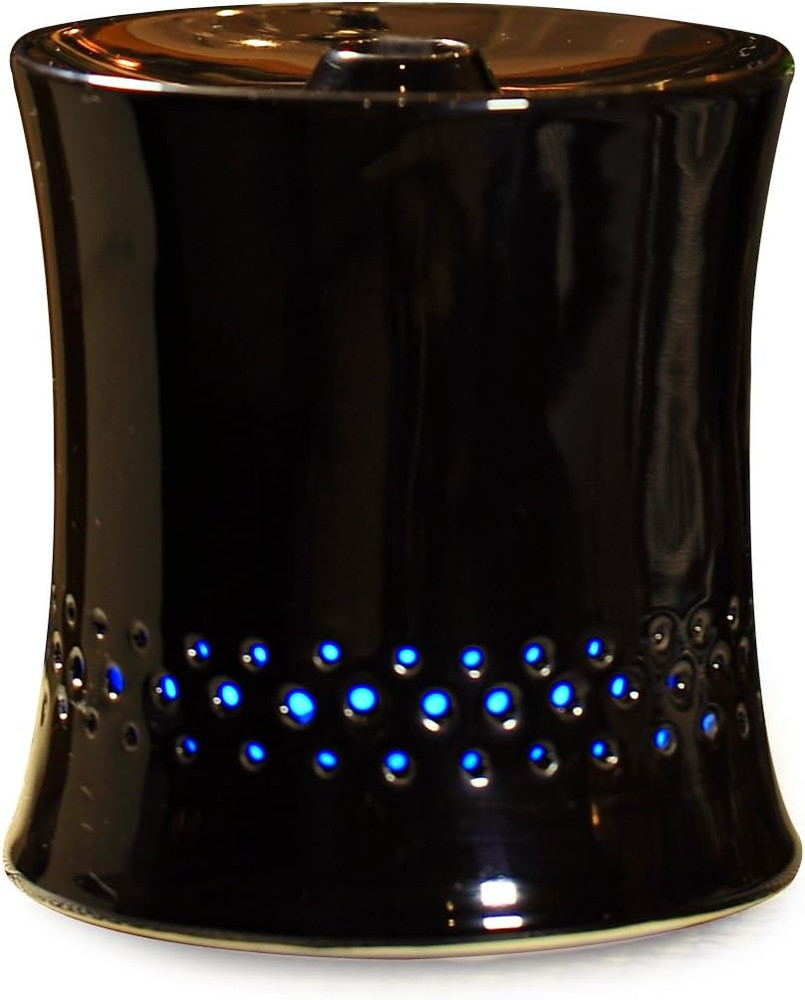 Ultrasonic Aroma Diffuser/Humidifier with Black Ceramic Housing