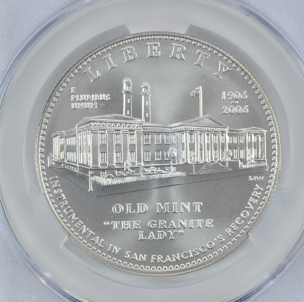 2006-S San Francisco Old Mint Commemorative Silver Dollar CAC MS69