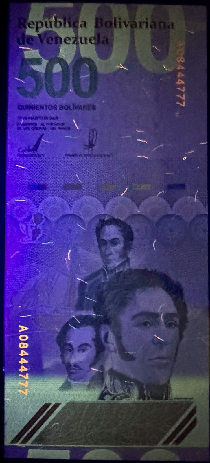 VENEZUELA 500 DIGITALES 2023 qty 50 Cir. 500 million bolivar soberano 1/2 Bundle