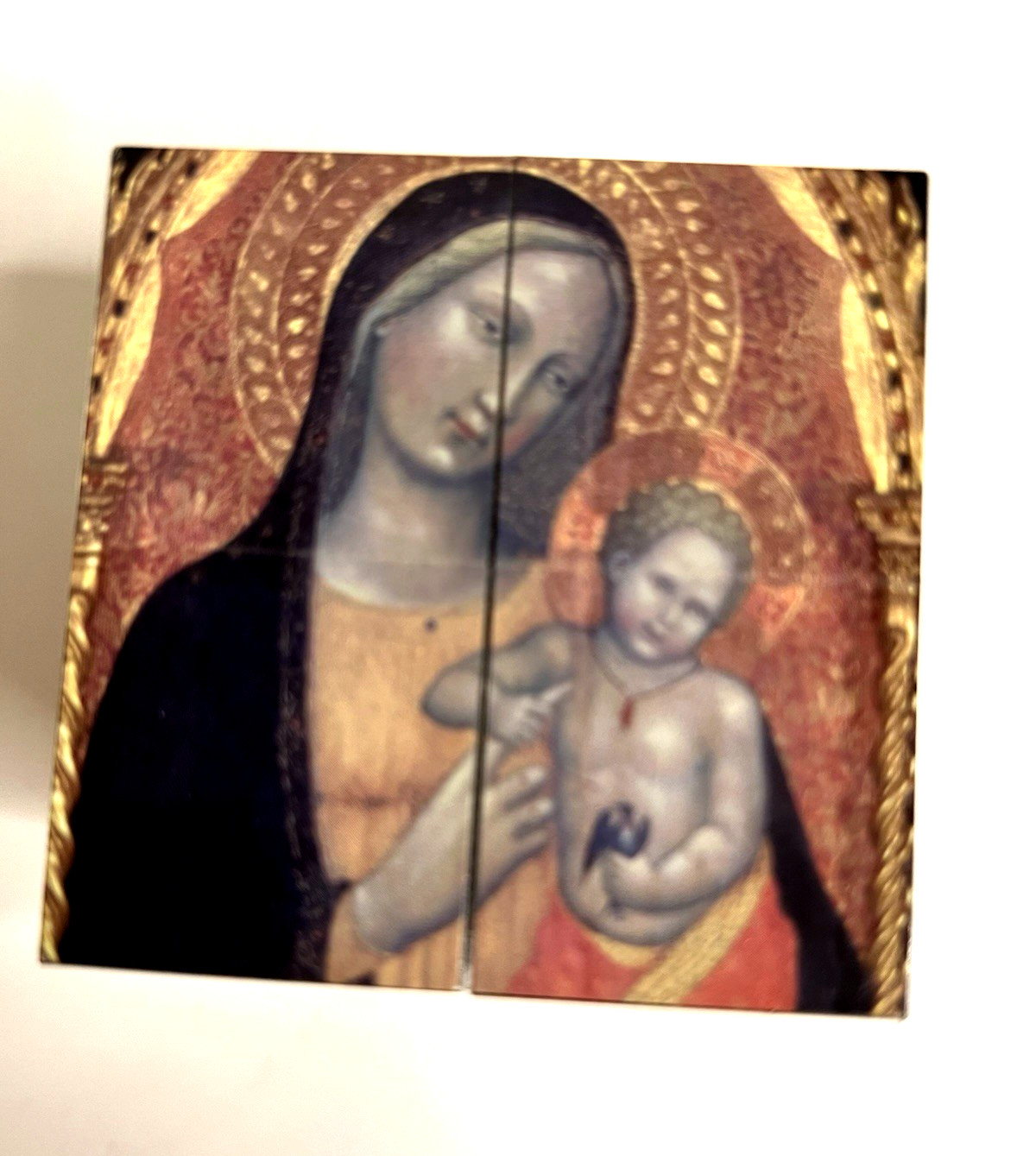 Madonna & Child Art Cube Collection Museum of Fine Arts Houston with Booklet