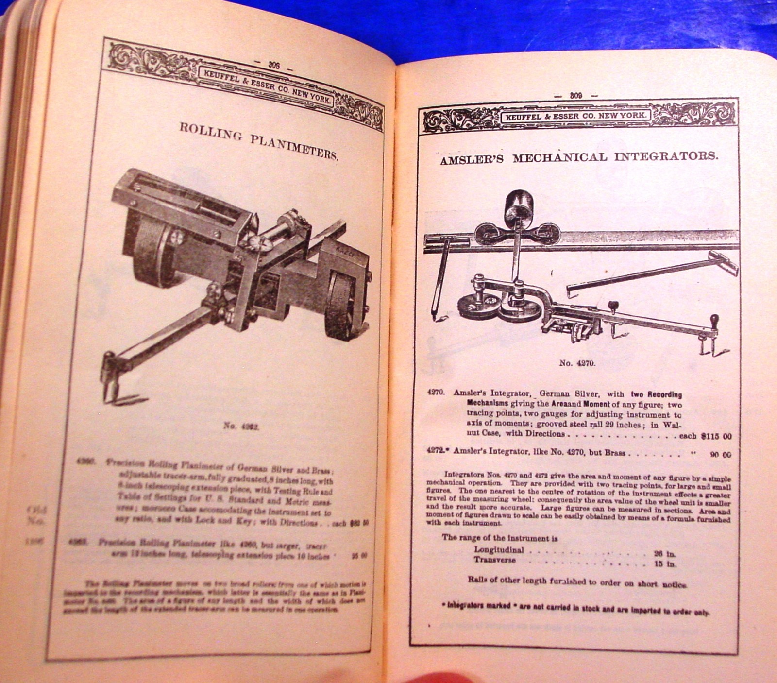 1901 Keuffel Esser Surveying & Drafting Insts. Catalog