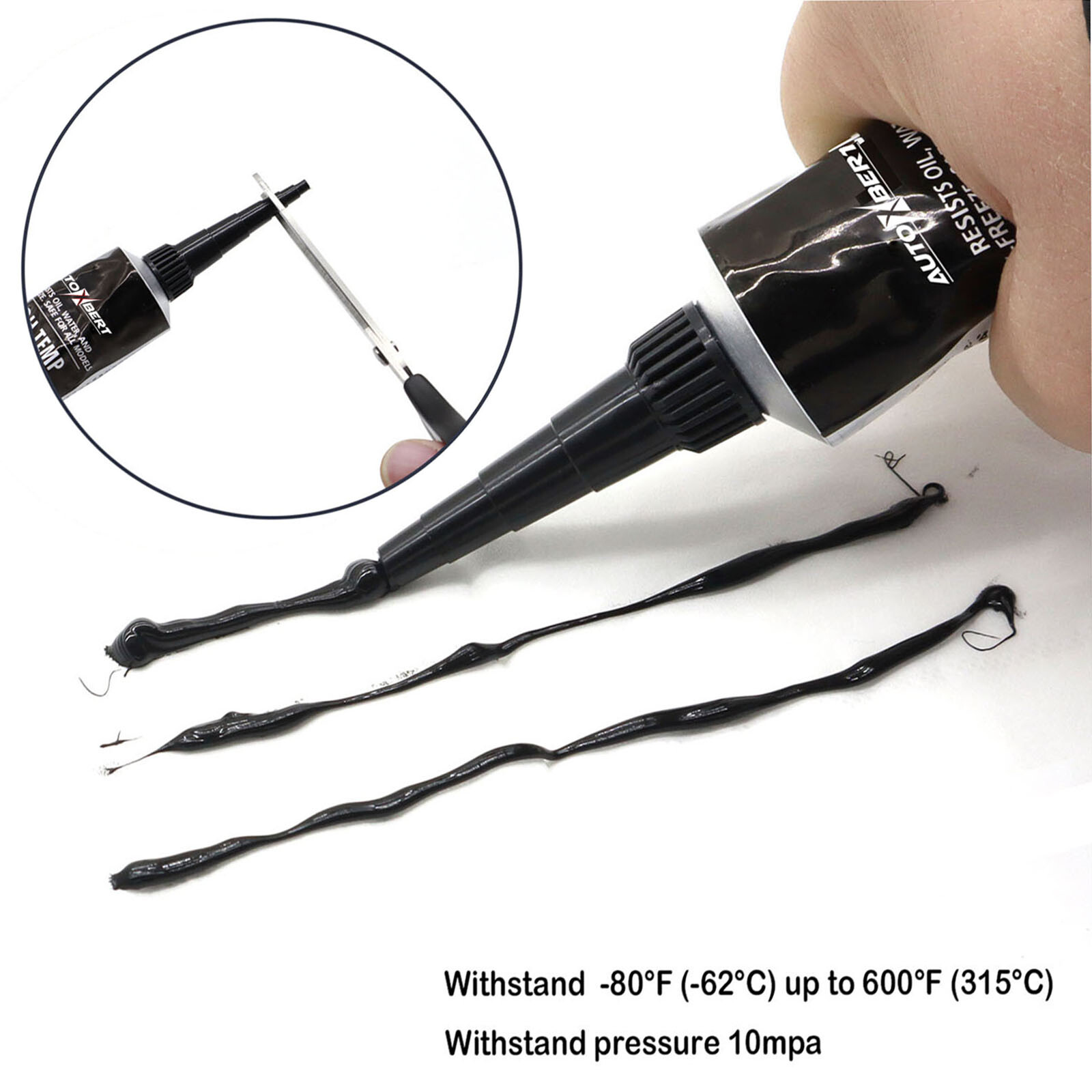 For Engine Valve Cover RTV Silicone Gasket Sealers Maker High Temp Sealant3.7oz