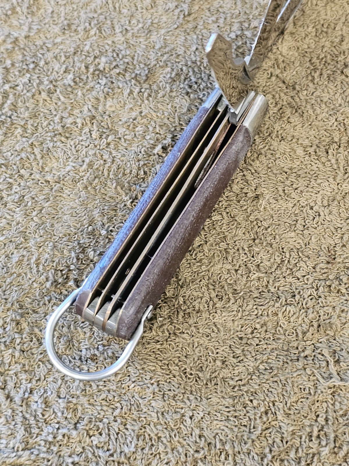 Klein Tool Electrician Folding Pocket Knife 3 Blade KK LL USA Chicago