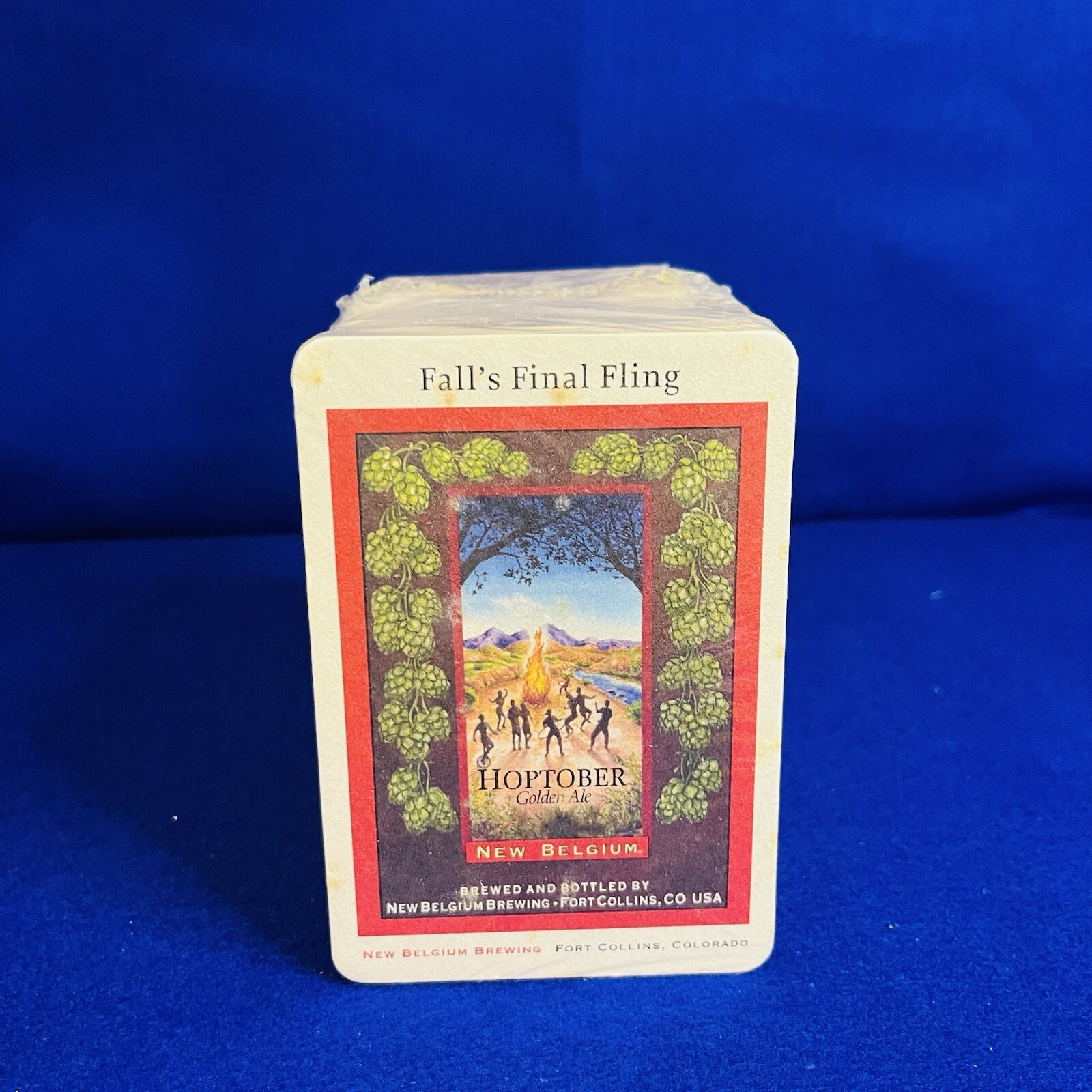 Hoptober Golden Ale Fall's Final Fling Lot of 100 Coasters New Belgium