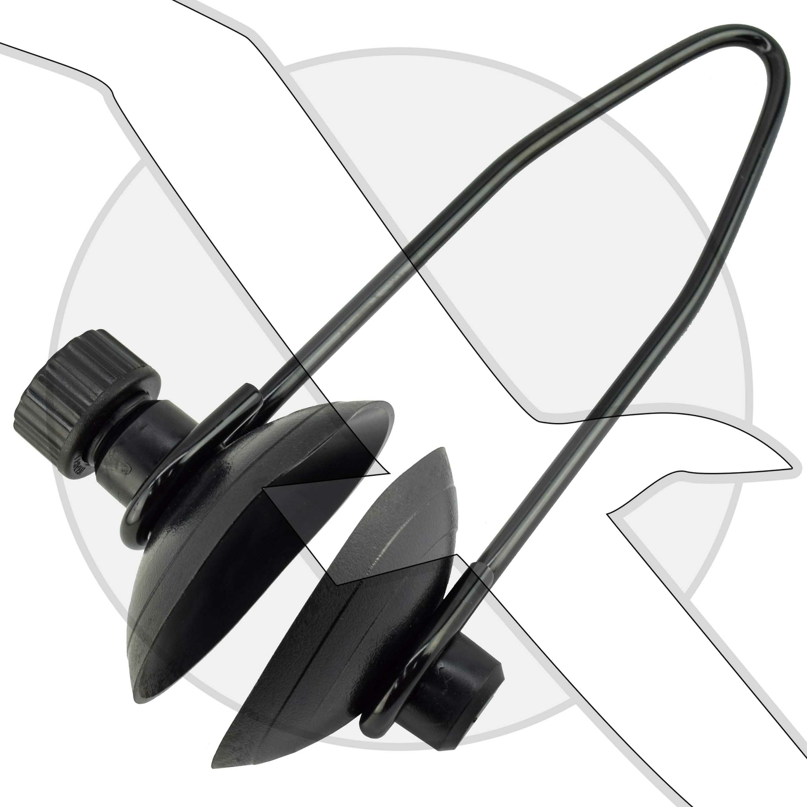 Universal Boat Motor Flush Sterndrive and Outboard Lower Unit Round Muff Flusher