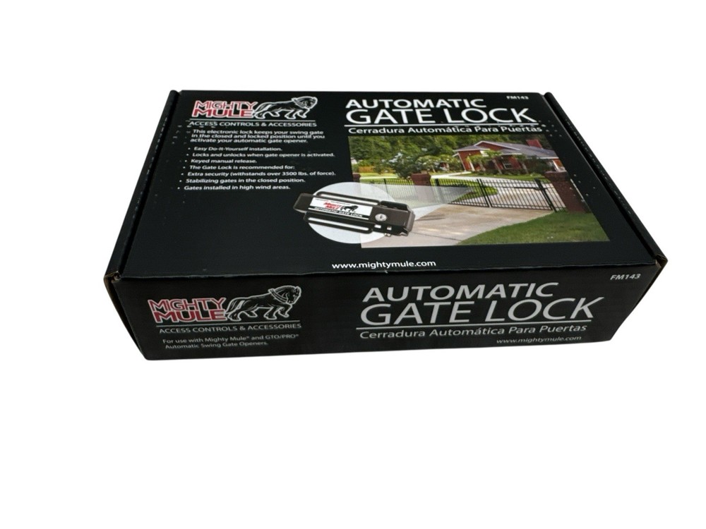 Mighty Mule Automatic Gate Lock FM143 New