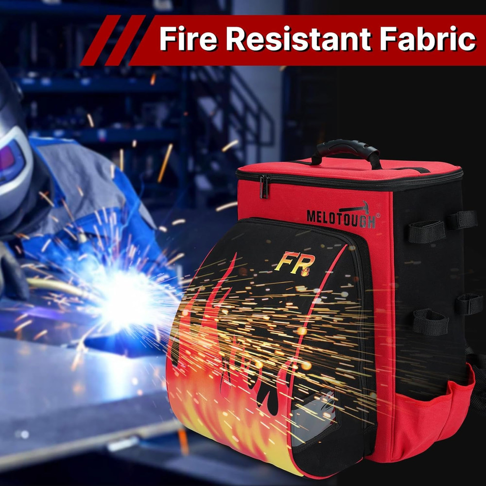 Extreme Gear Welding Backpack with Helmet Storage & Large Capacity Design
