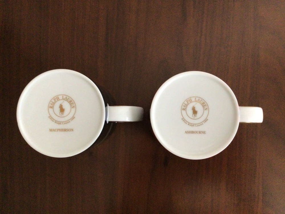Ralph Lauren ASHBOURNE MACPHERSON Mug Cup Pair Set