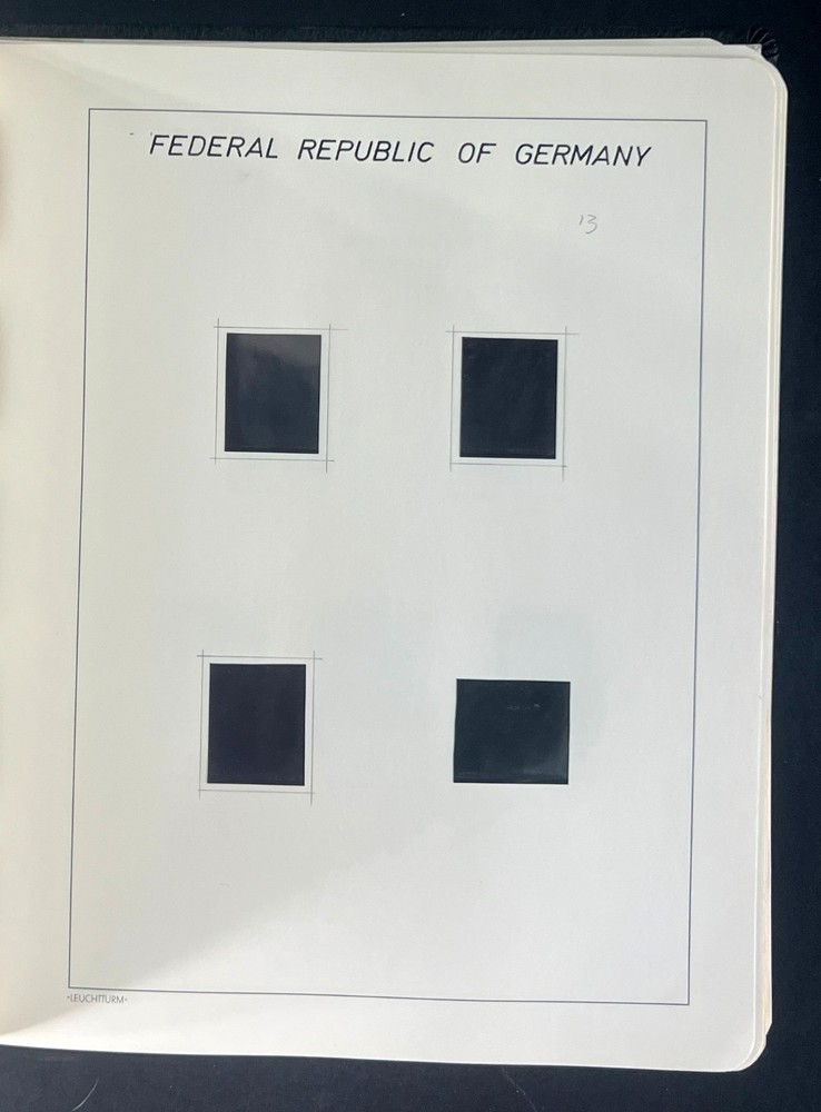 Federal Republic of Germany Lighthouse Leuchtturm Album 1949-1956 ZAYIX