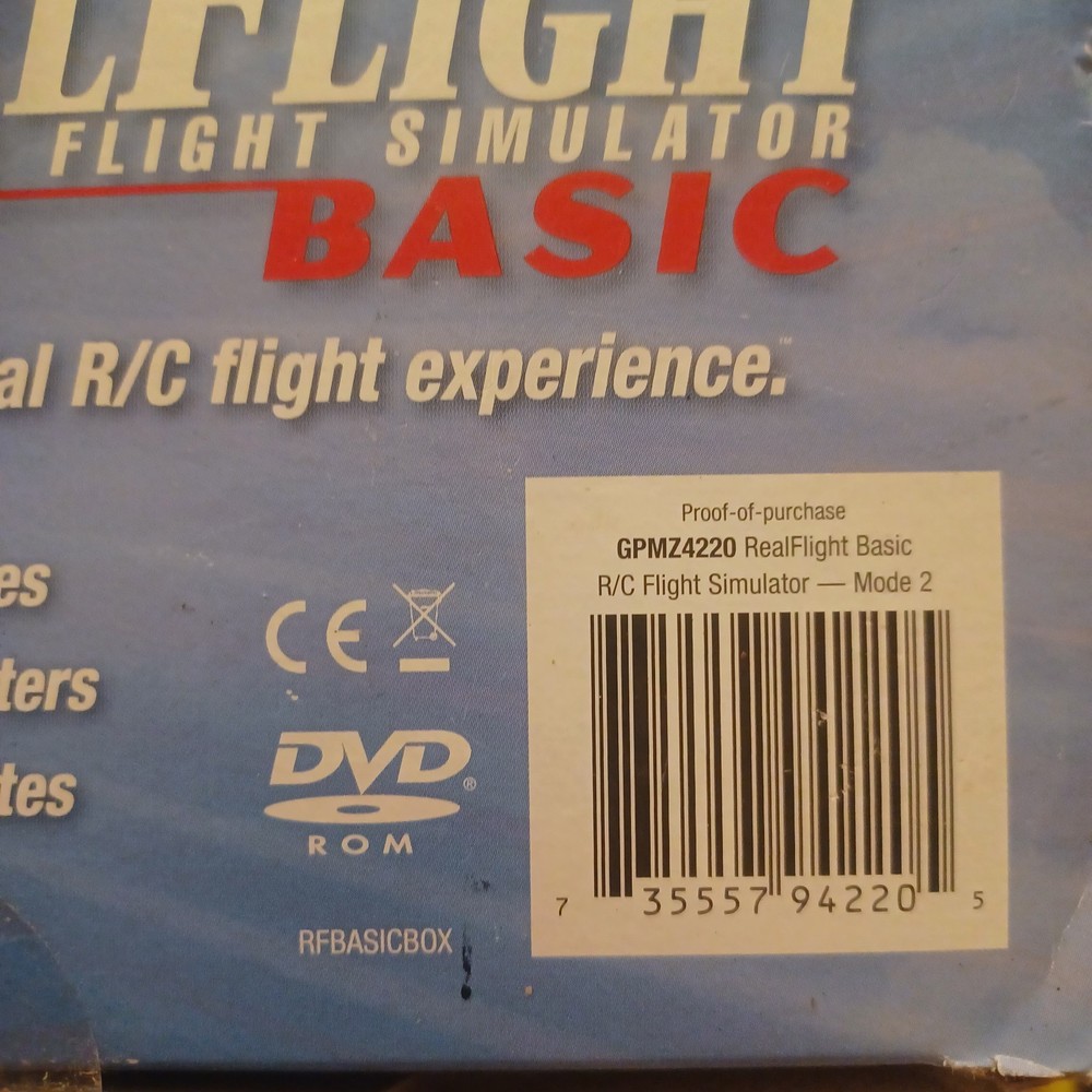 Real Flight R/C Flight Simulator Basic W/ DVD Controller Great Planes