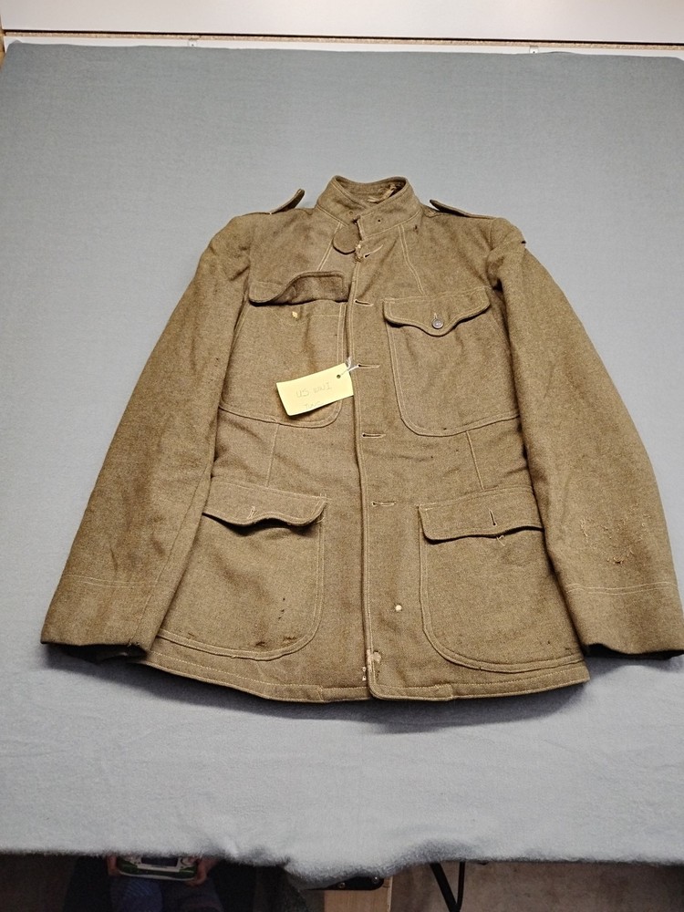 ORIGINAL WWI US ARMY M1917 WOOL FIELD TUNIC-SMALL
