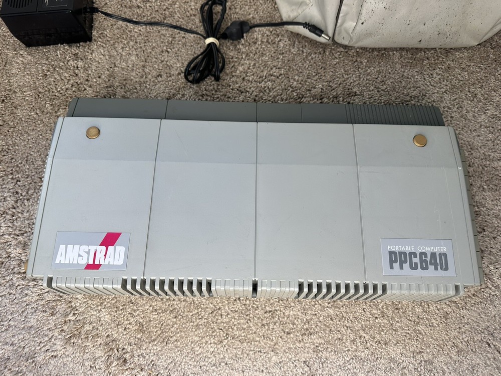 AMSTRAD PPC 640 Vintage Portable Computer