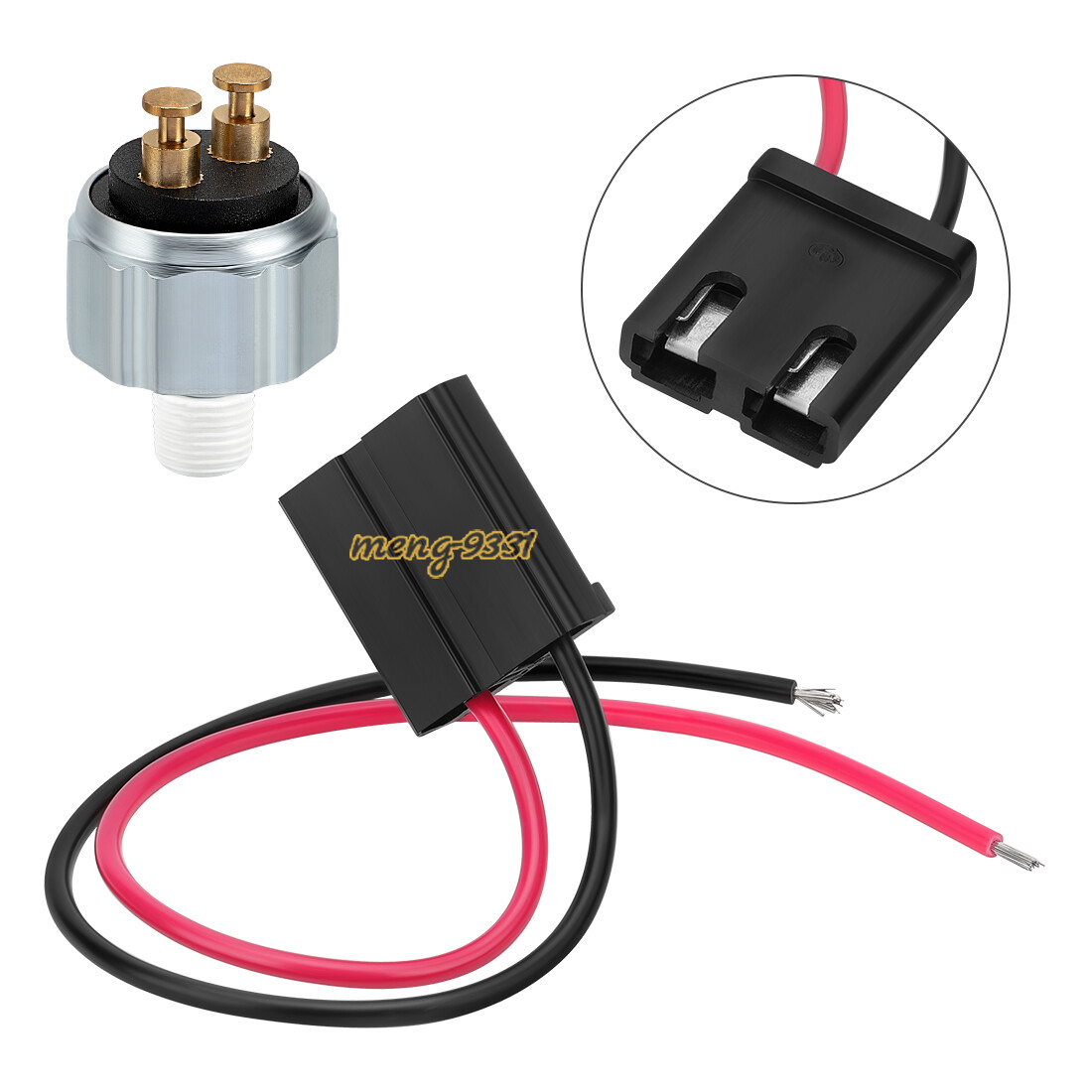 Brake Switch Stoplight Pressure Switch & Pigtail Wire Connector for Polaris RZR