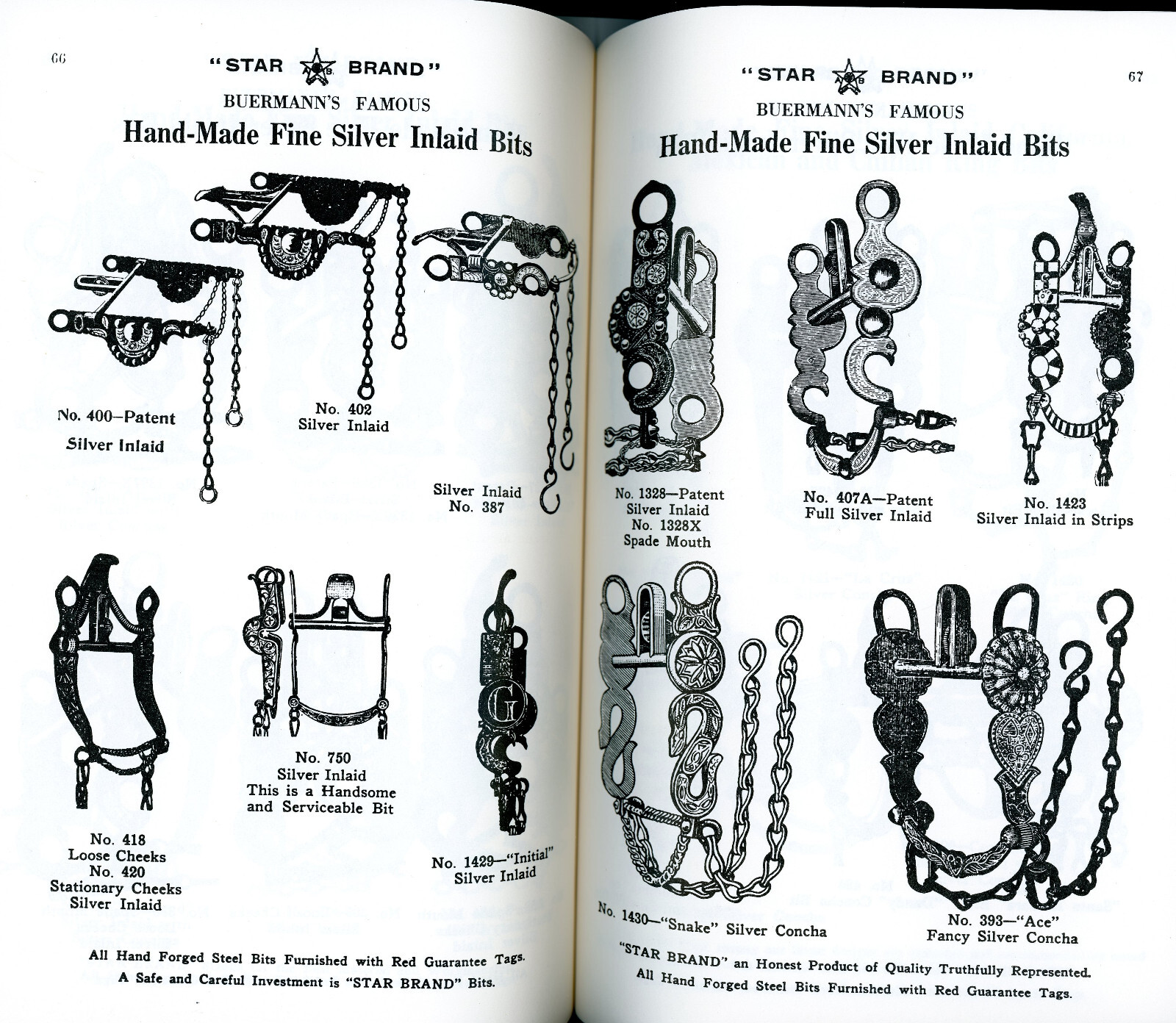 August Buermann MFG Cowboy Catalog Illustrated #35 NEW Reprint Western Americana