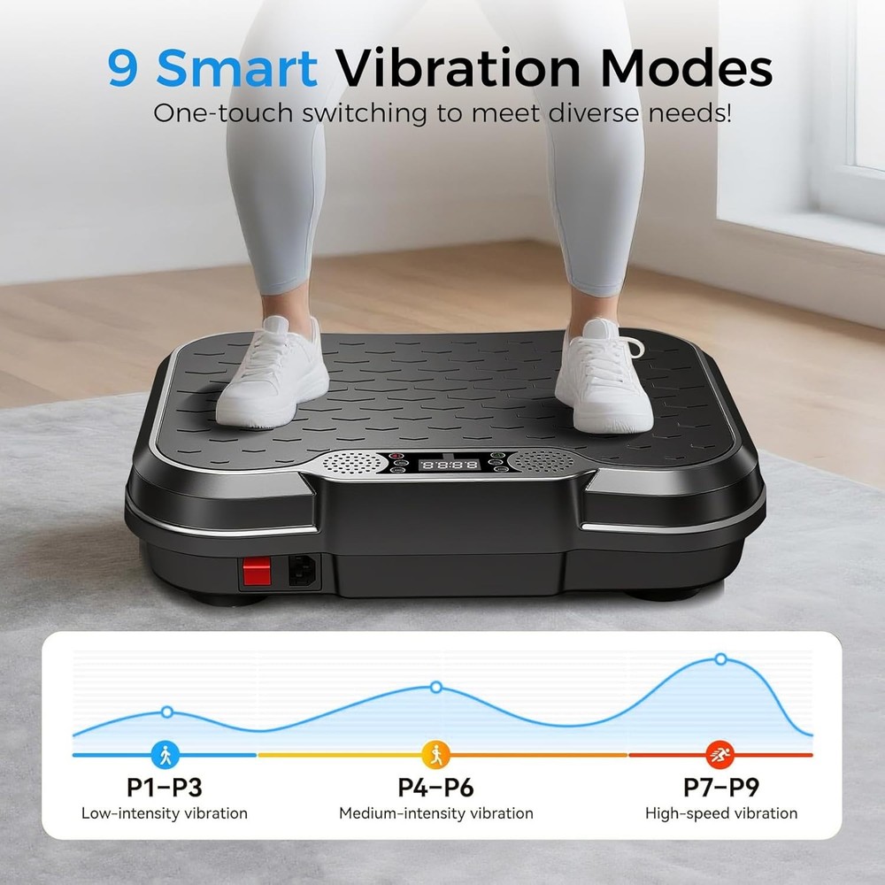 Aorapulse Vibration Plate Exercise Machine, Vibration Plate for Lymphatic Draina