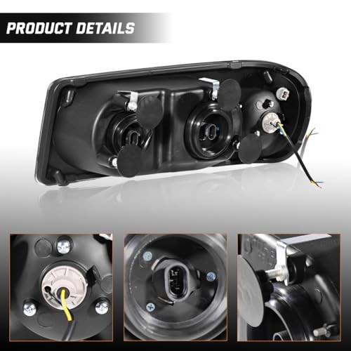 Headlights Assembly fit for Mack Granite Replacement Left Driver Right Pair