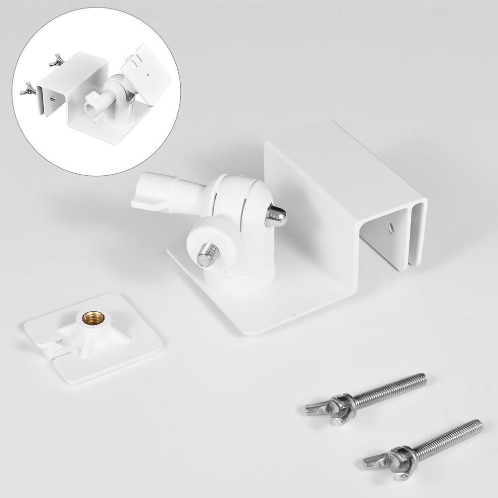 Usngsny Adjustable Solar Panel Gutter Mount for Ring -Easy 1 Pack, 1-PCS