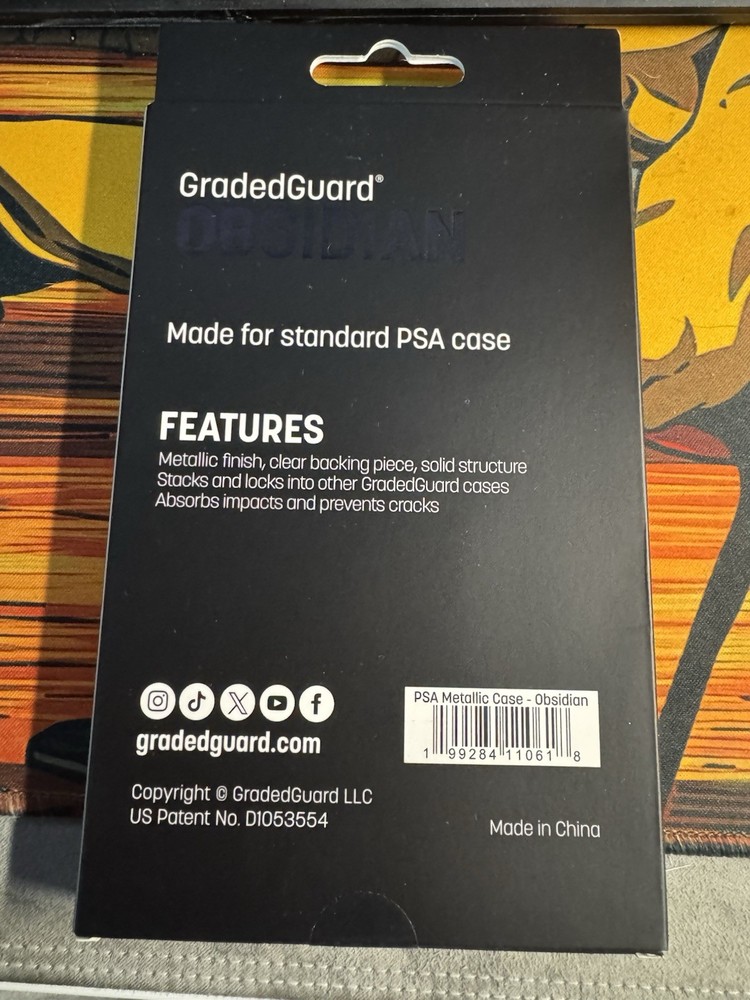 GradedGuard Obsidian PSA Card Display Case