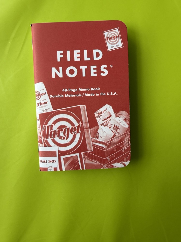 Target Exclusive Field Notes Single Target Archives Memo Book