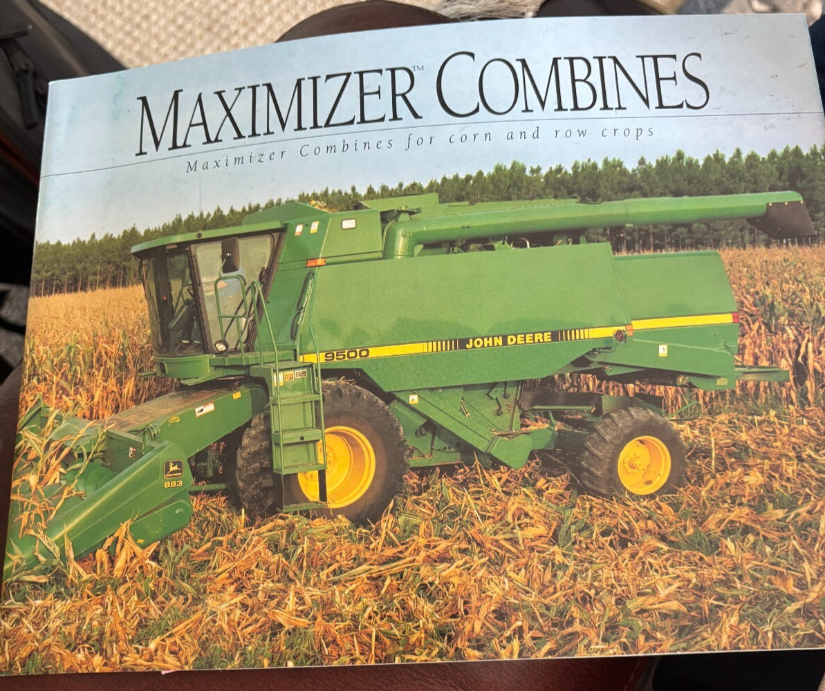 John Deere 9400 9500 9600 Combine for 1993 Brochure FCCA