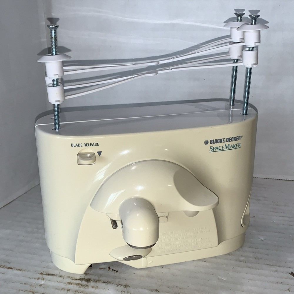BLACK & DECKER Spacemaker EC85 Under-Counter Can Opener Knife Sharpener TESTED