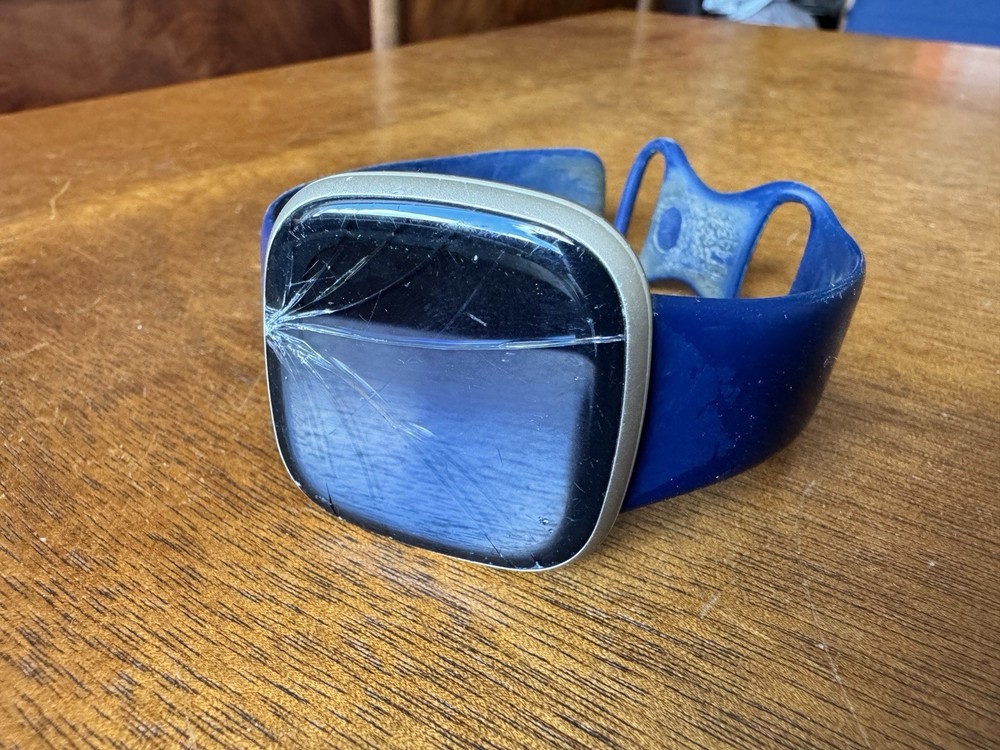 Fitbit Versa FB511 UE Sense Smartwatch For Parts Untested Read Description