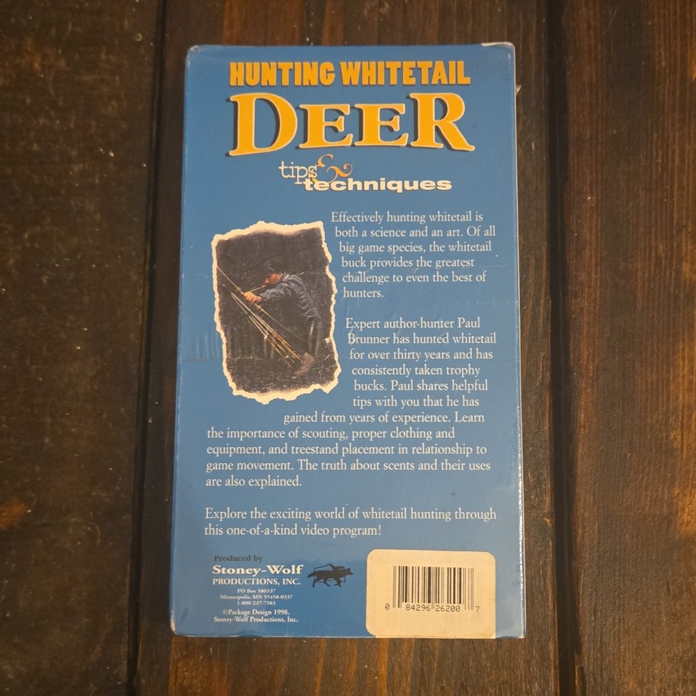 **SEALED** Hunting Whitetail Deer Tips And Techniques VHS