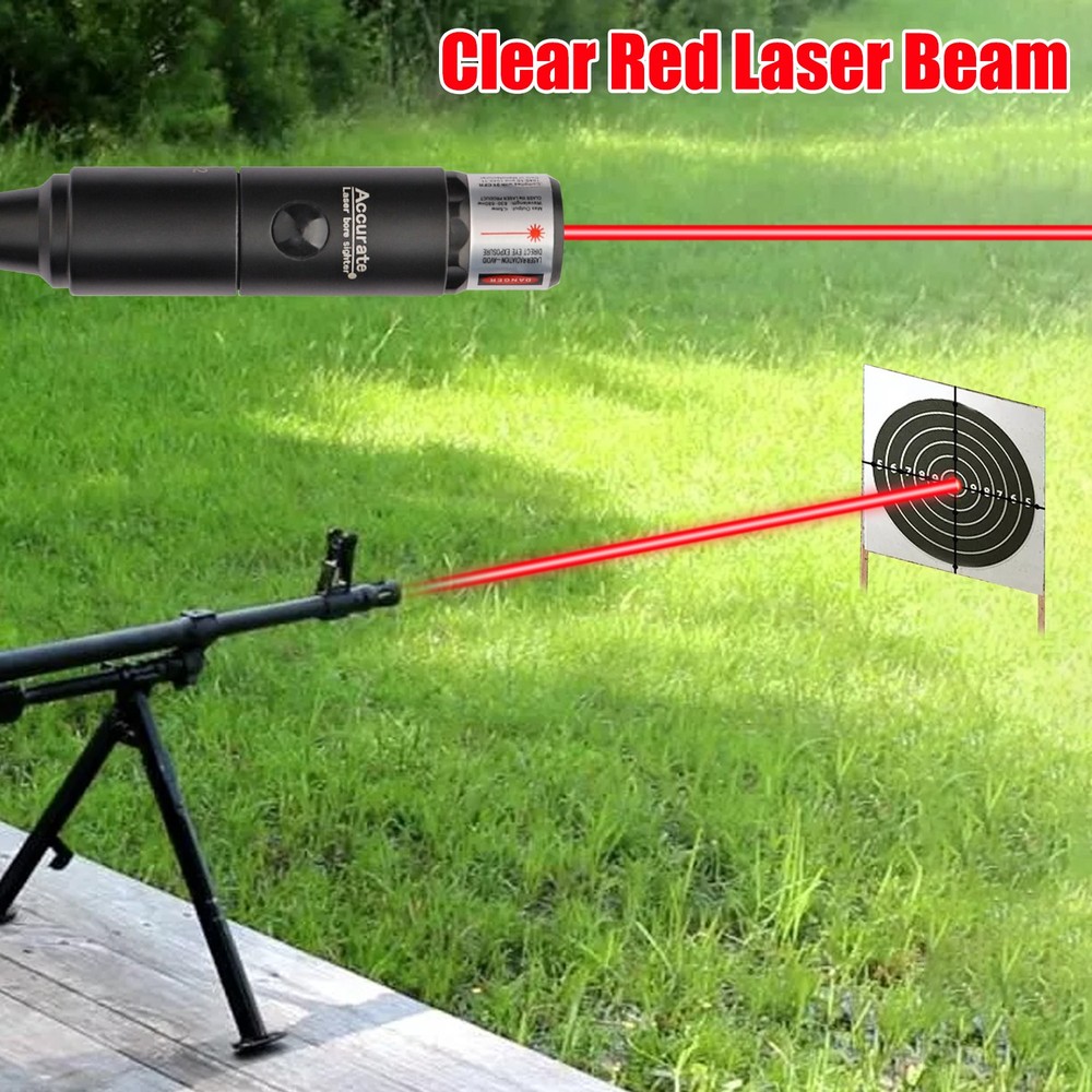 Multiple Caliber Red Laser Bore Sight Kit Upgraded Professional Bore Sighter