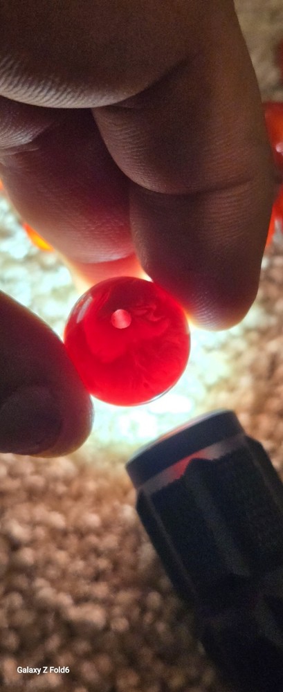 Vintage cherry Bakelite Beads