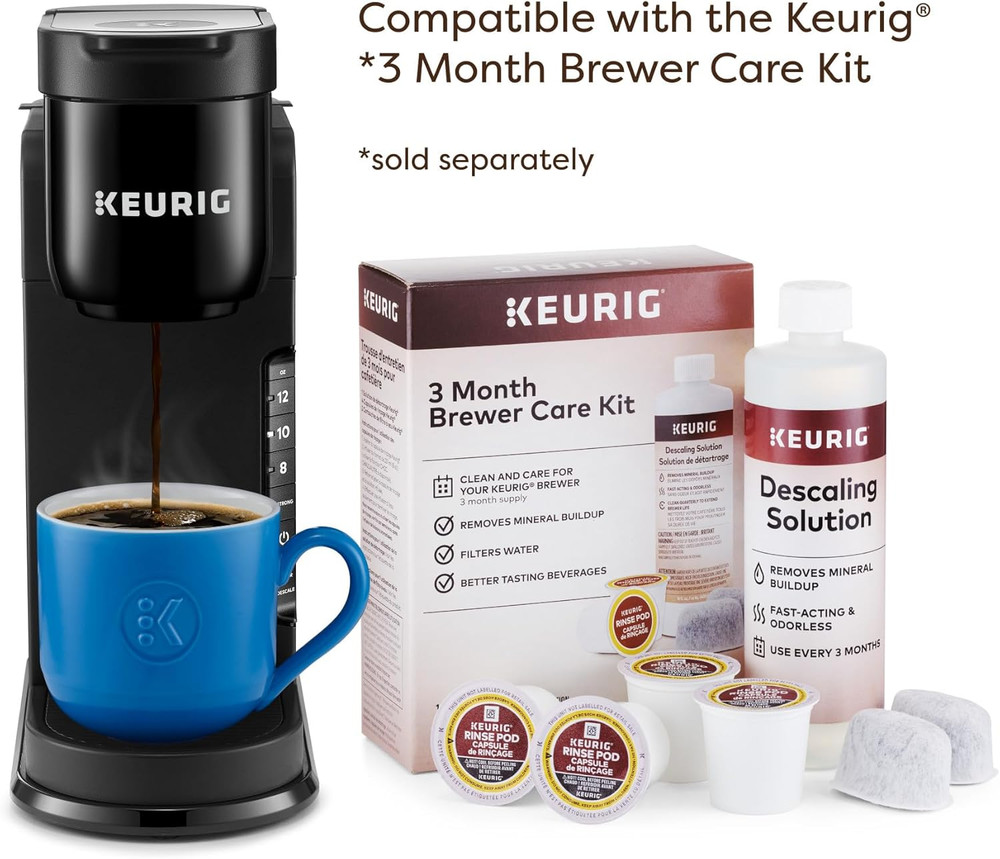 K-Express Single Serve K-Cup Pod Coffee Maker, 3 Brew Sizes, Strong Button Featu