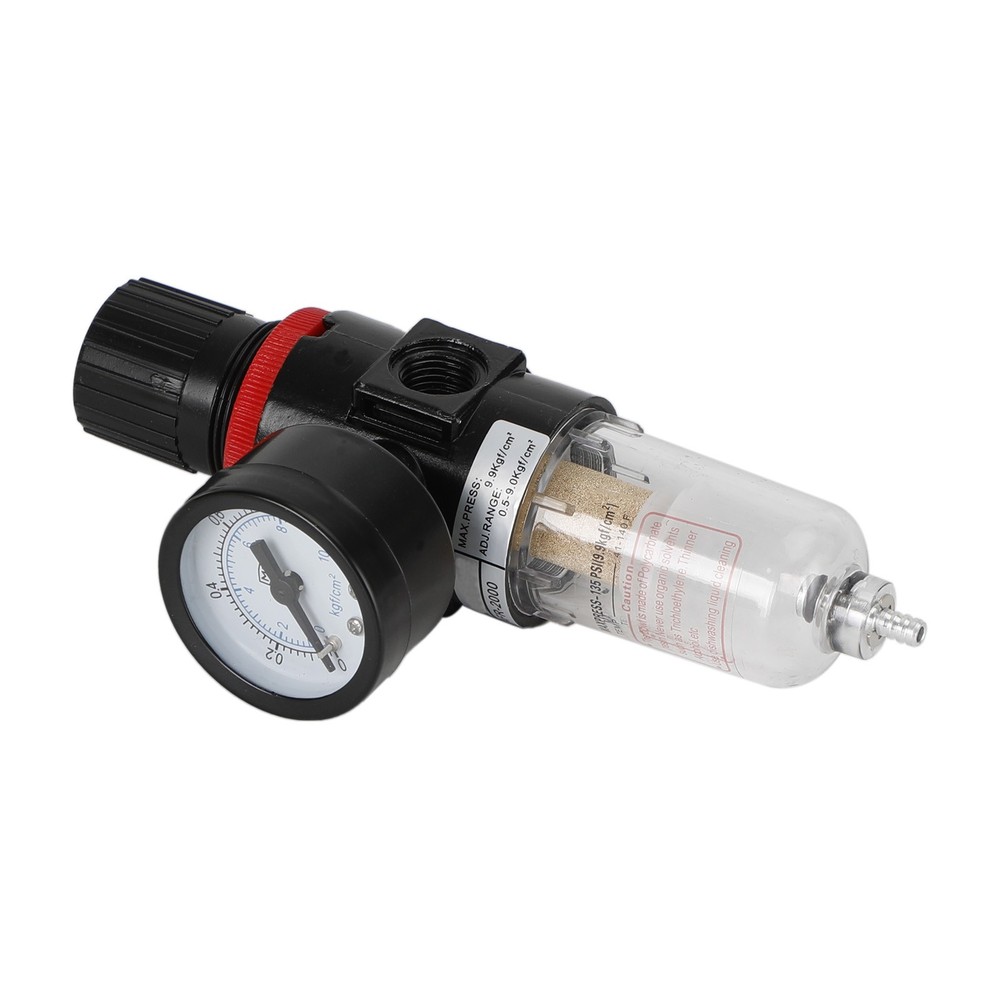 🚀AFR-2000 1/4" Air Compressor Filter Water Separator Regulator w/ Gauge Tools