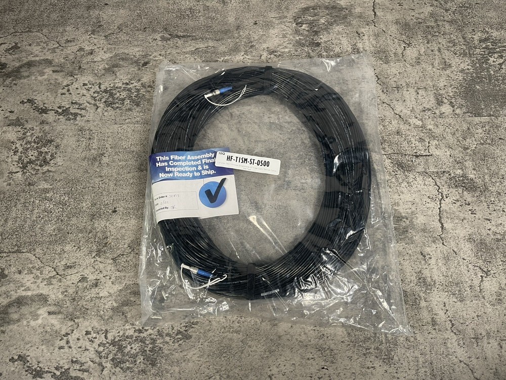 500Ft Camplex Simplex Single Mode ST Fiber Optic Tactical Cable