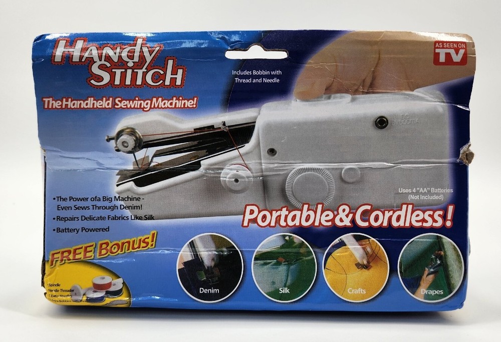 Handy Stitch Portable Cordless Handheld Mini Sewing Machine