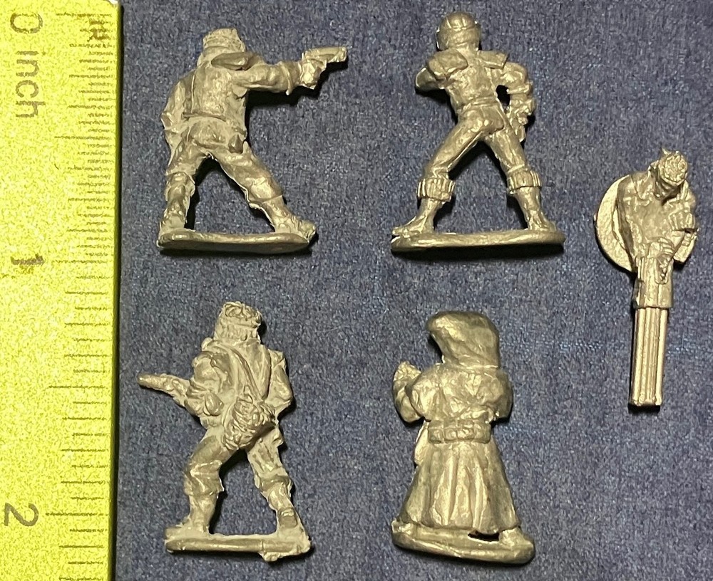 5 Dark Future figures by Citadel Miniatures
