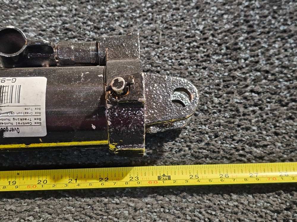 Hydraulic Long Ram Jack 8 Ton Single Pump Clevis Base Engine Hoist, Black