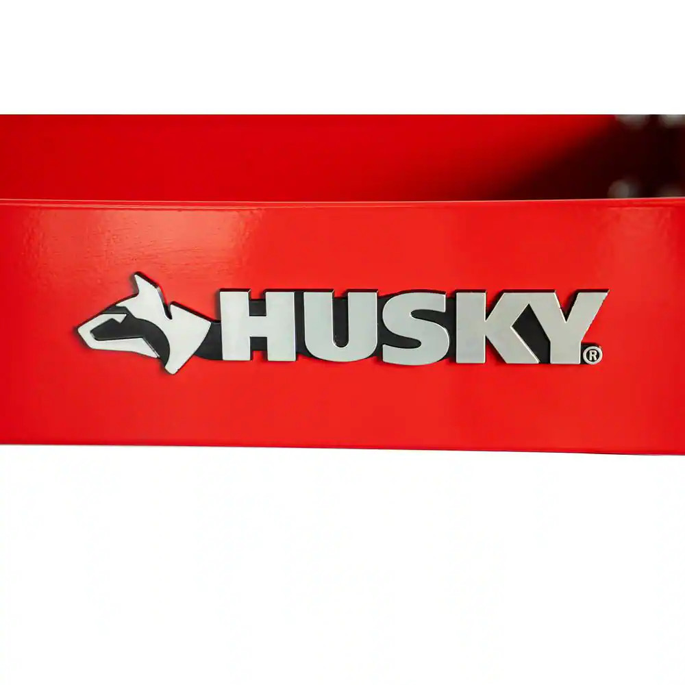 28 In. 3 Tier Cart, Gloss Red