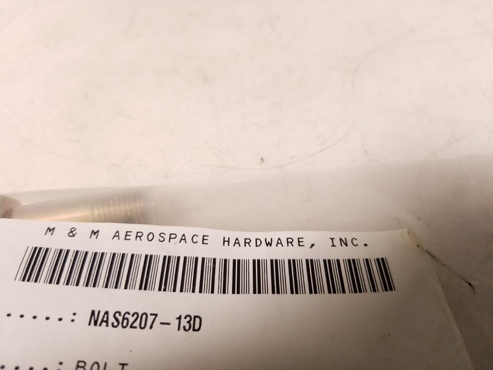 NAS6207-13D Bolt Free Shipping