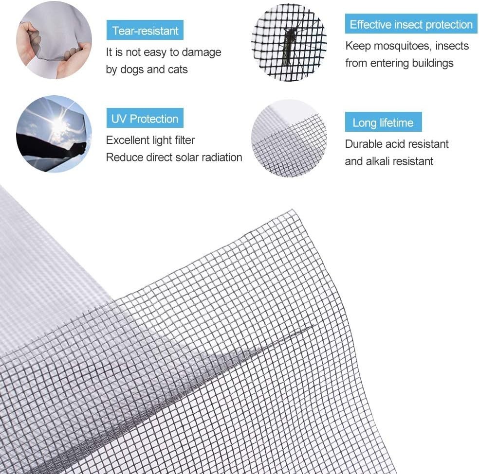 Summer Mosquito Protection Screen Roll 36x100 ft