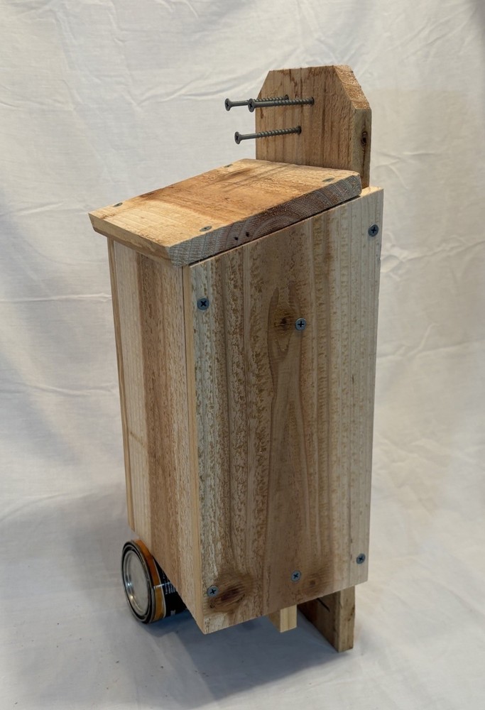 LOT - Solid Cedar Squirrel, Owl & Bat House - Outdoor Wildlife Conservation Set