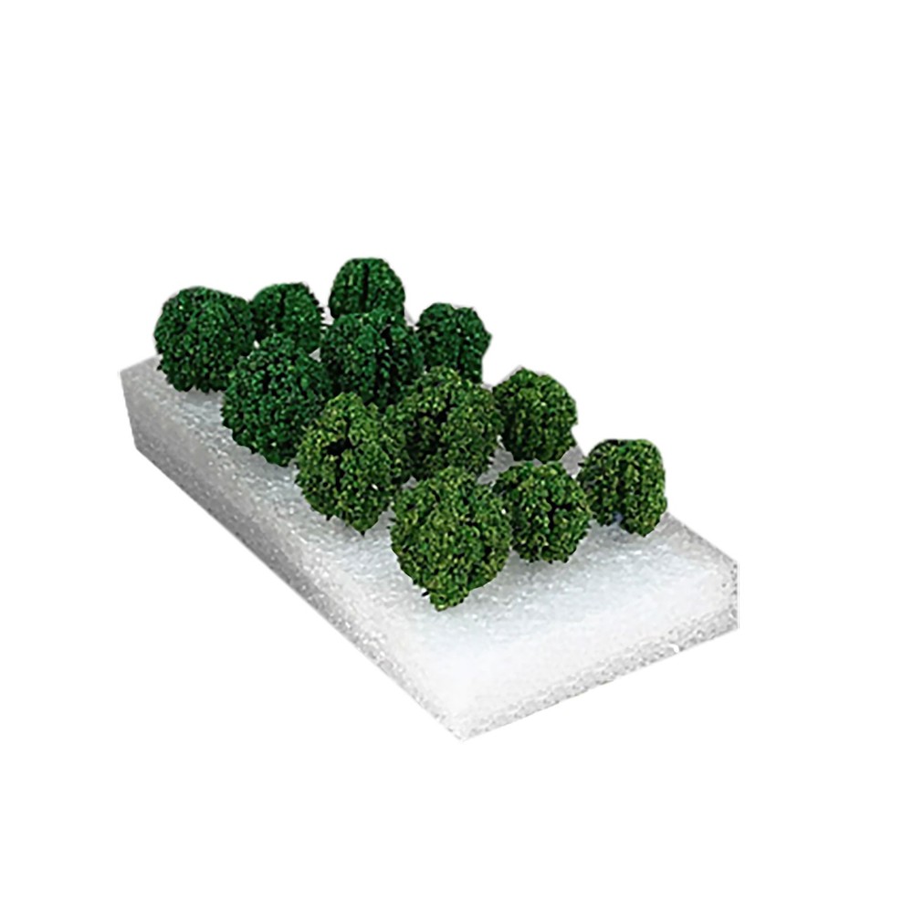 12Pcs Simulation Bush Tree Model Miniature Scene For 1:35/1:48/1:72/1:87 Scale e