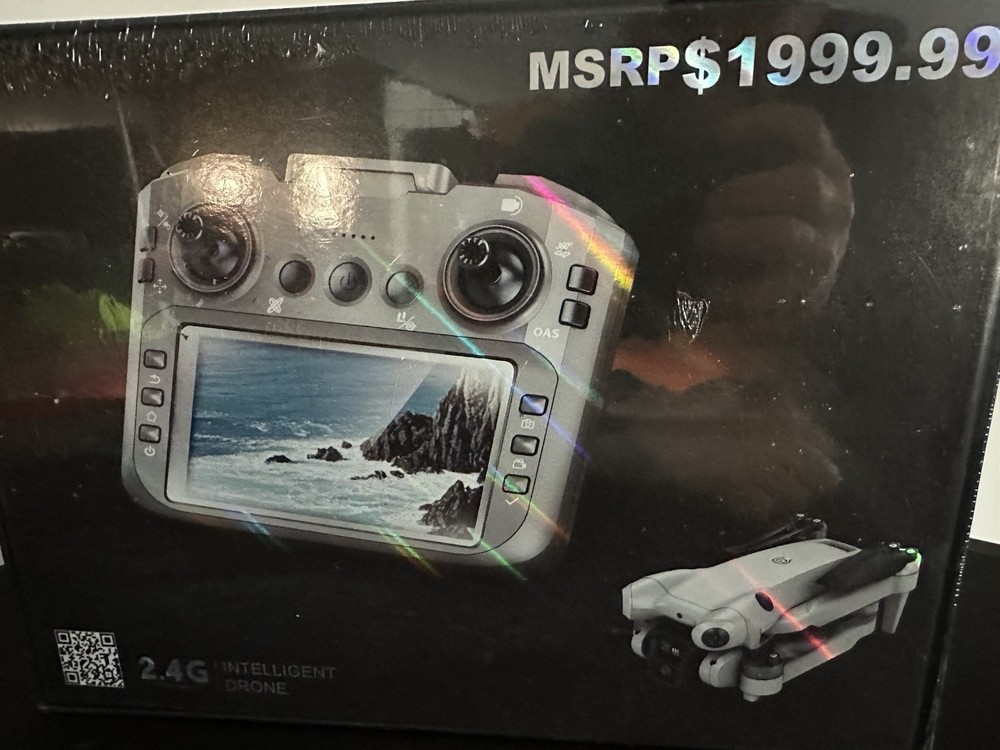 DRONE MAX White Quadcopter Drone with HD 1080P Camera Model Kit