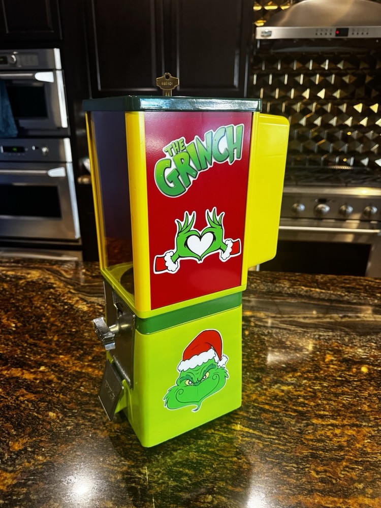 Grinch Gumball Candy Vending Machine