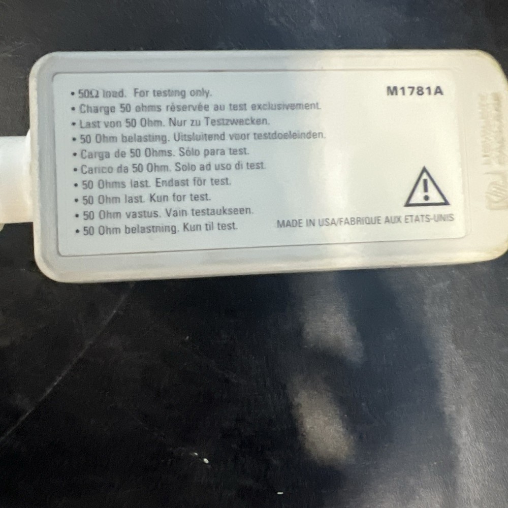 HP M1750A Codemaster XL Pacing/Electrode Cable and M1781A 50 Ohm Test Load