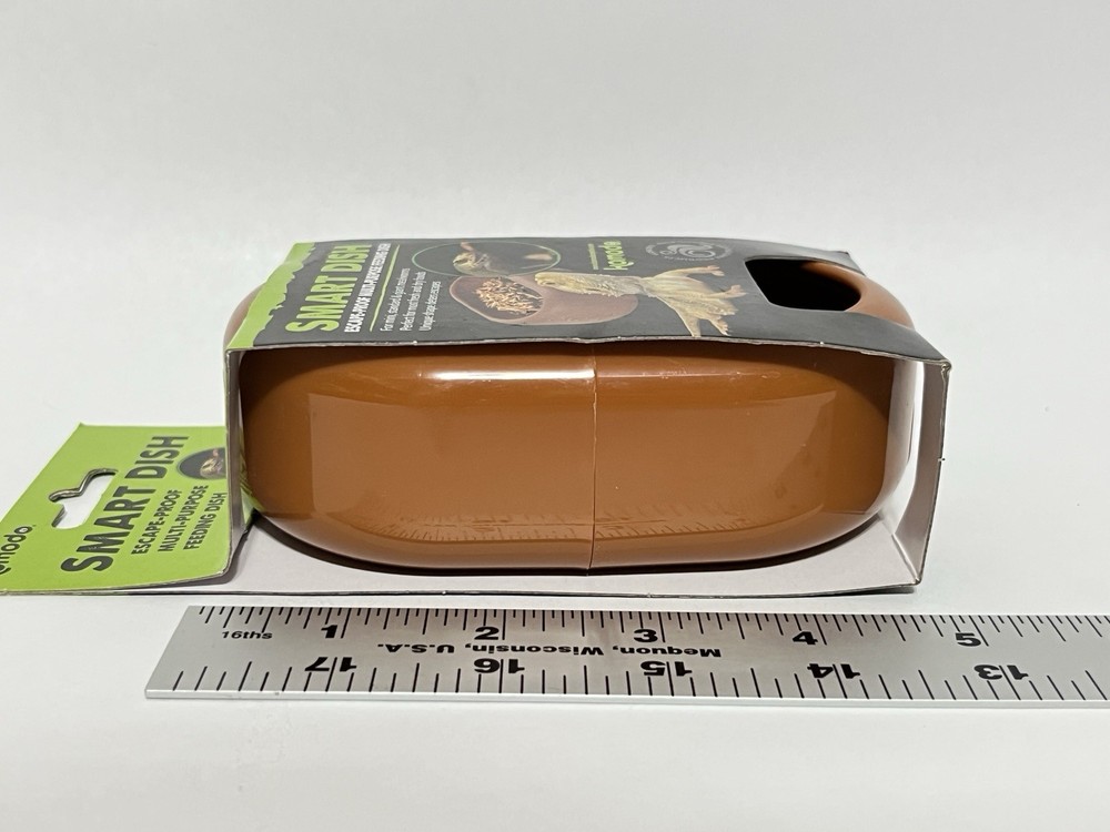 Komodo Smart Dish Escape-Proof Reptile Feeding Dish Multi Purpose