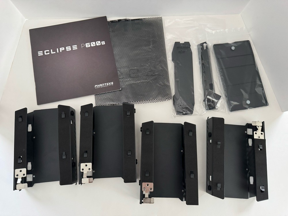 PHANTEKS Eclipse P600S accessory kit 3.5” modular HDD brackets GPU mount (Black)