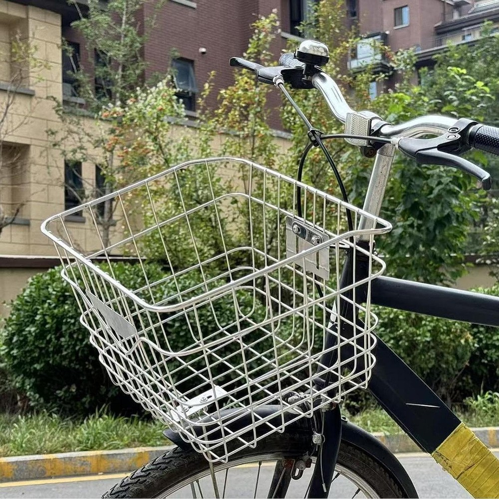 Bike Front Basket Stable Structure Easy Installation Durability Cargo Rack